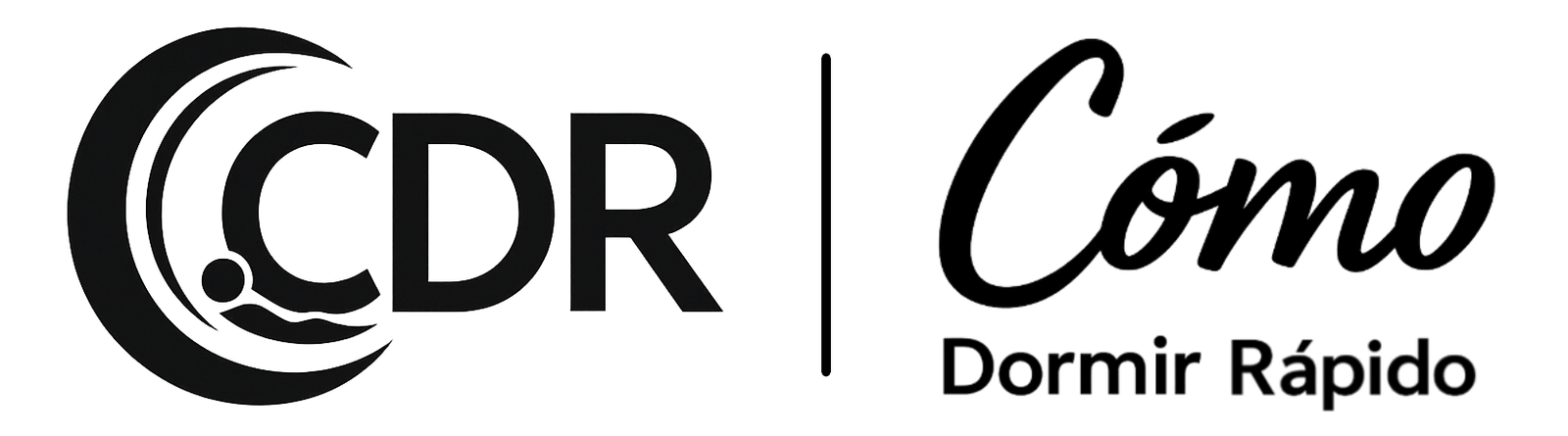 Cómo Dormir Rápido logo transparente